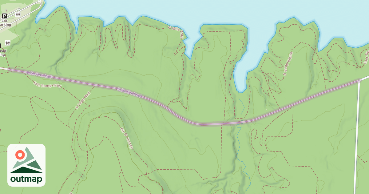 Map of Cable Line Road