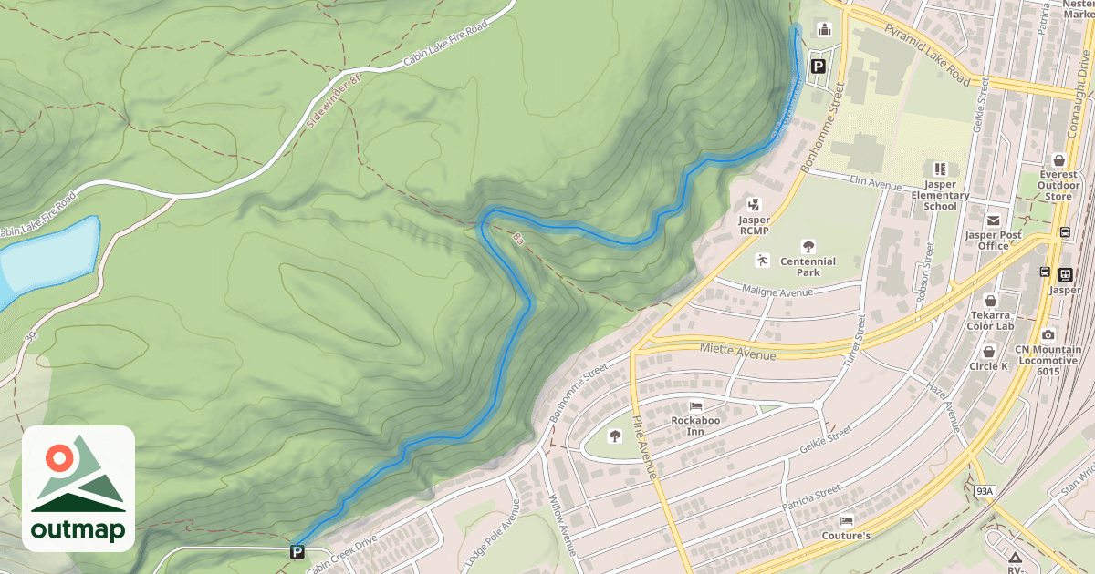 Map of 8 Town Trail