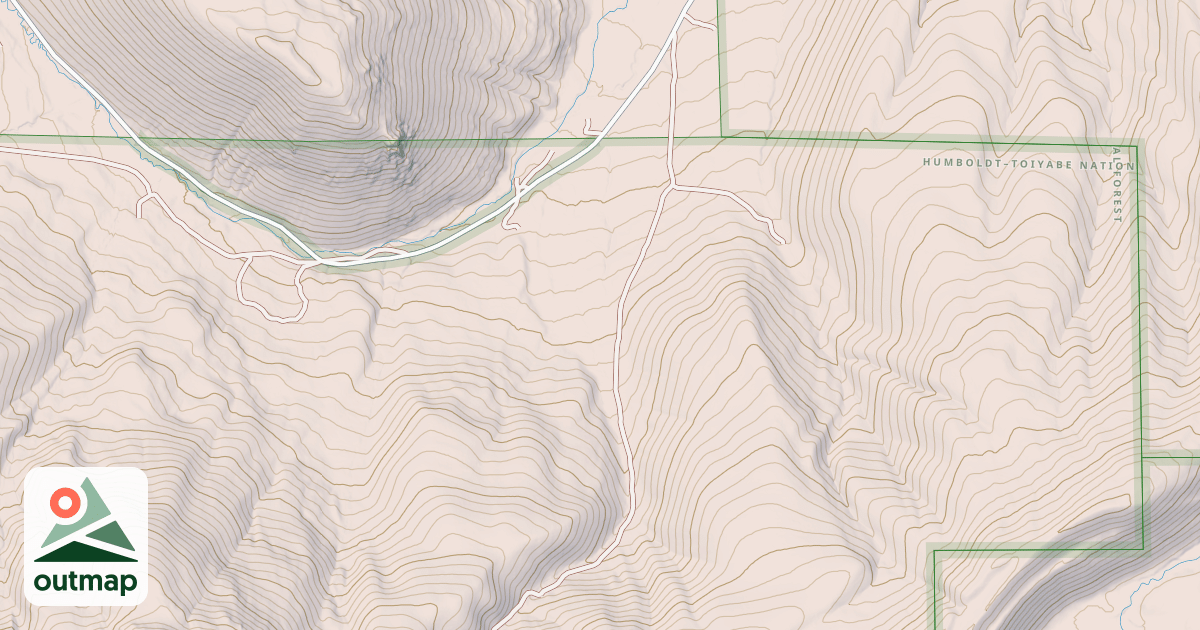 Map of CAMERON CANYON ROAD
