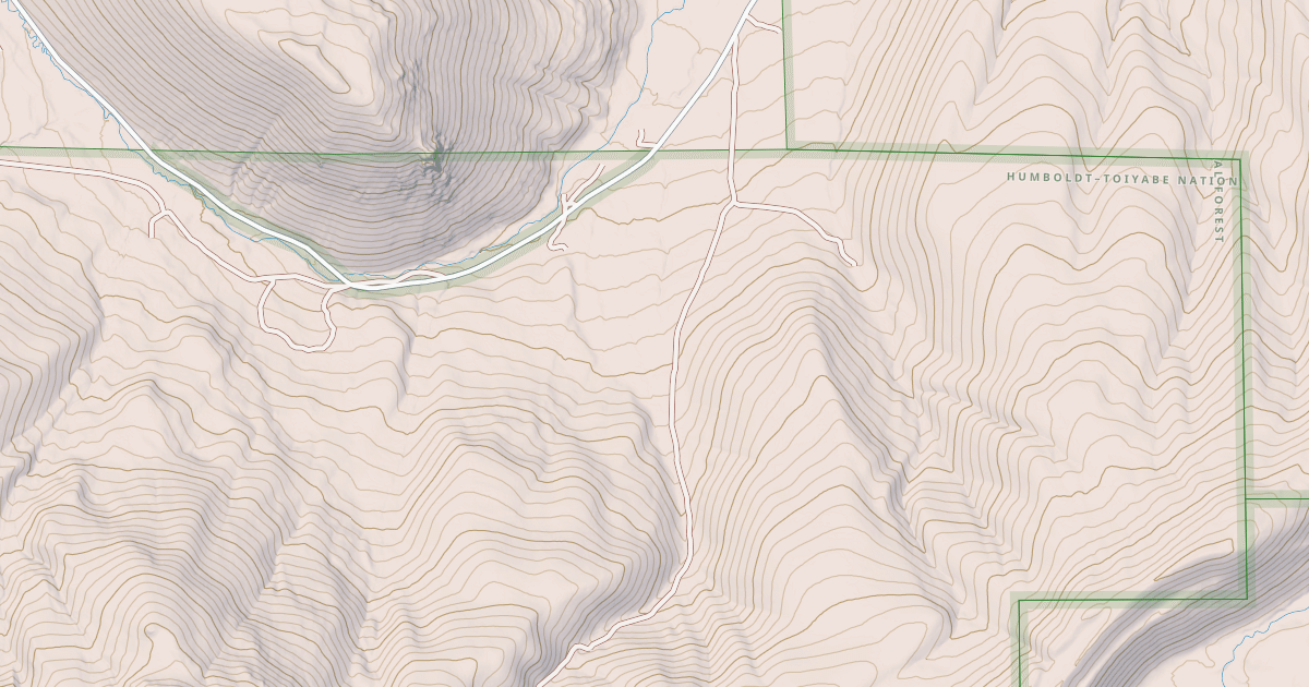 Map preview of CAMERON CANYON ROAD