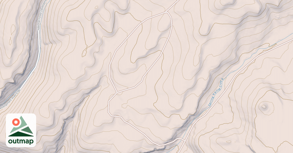 Map of USFS National Forest System Roads {0861850B-D230-487C-B123-1BBBD54F2227}