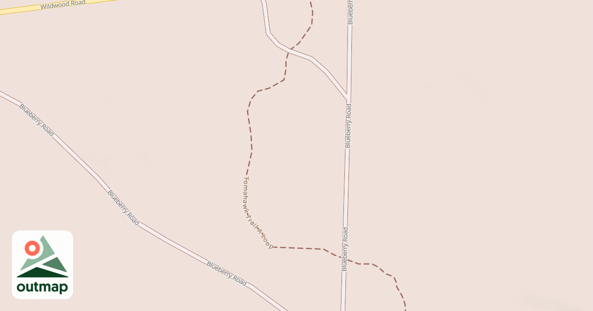 Map of Tomahawk Trail A Loop