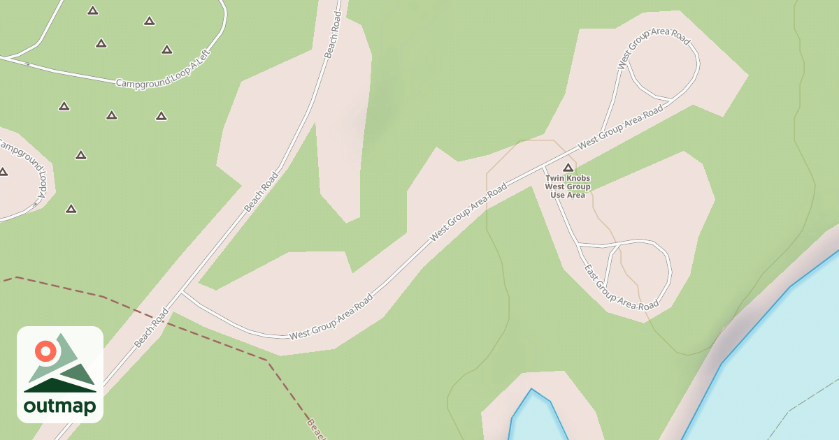 Map of SITE 2-CAVE RUN