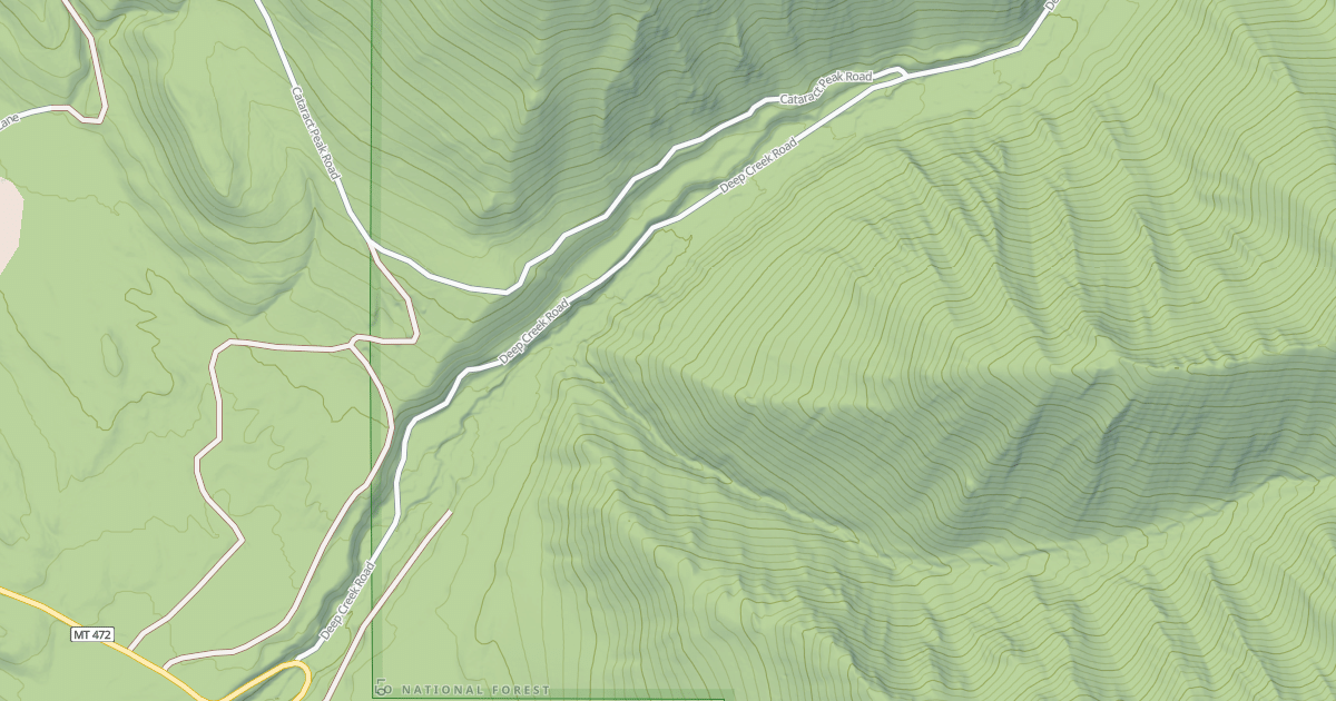 Map preview of DEEP CREEK (T. FALLS)