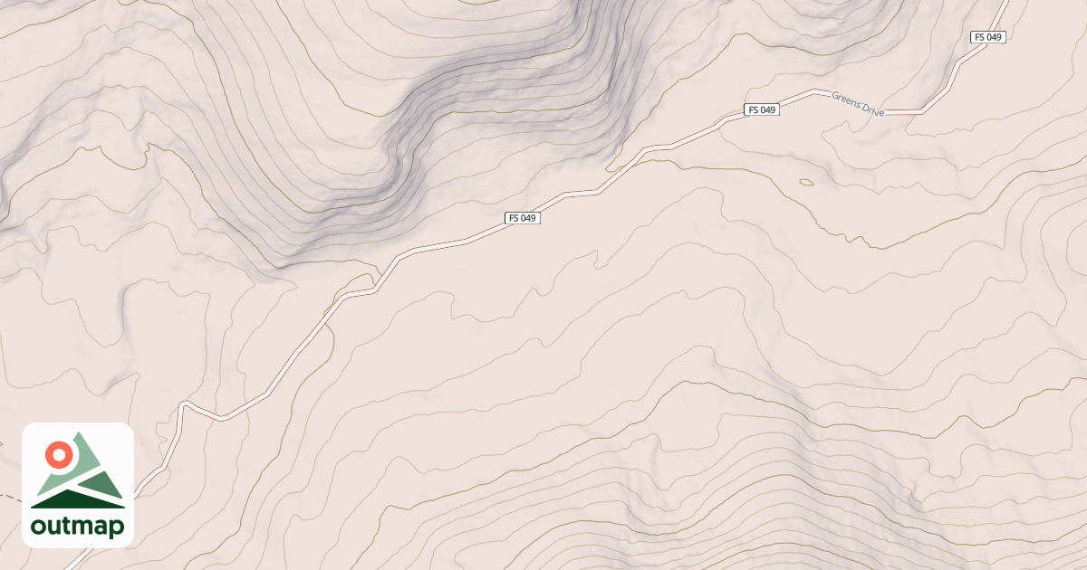 Map of GREENS DRAW