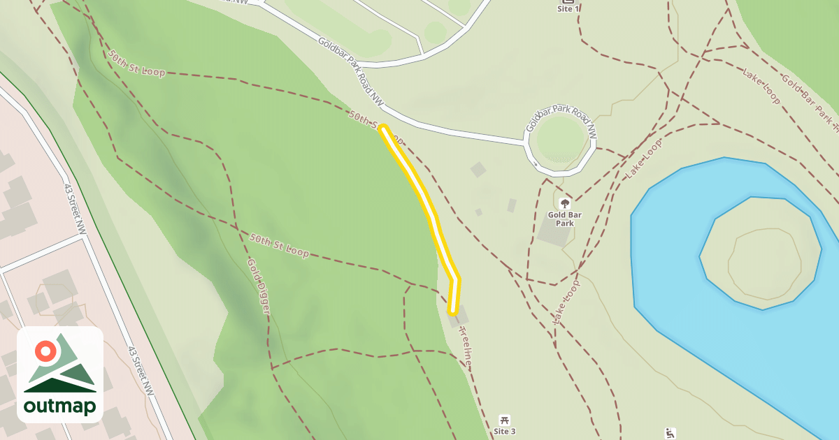 Map of 50th St Loop