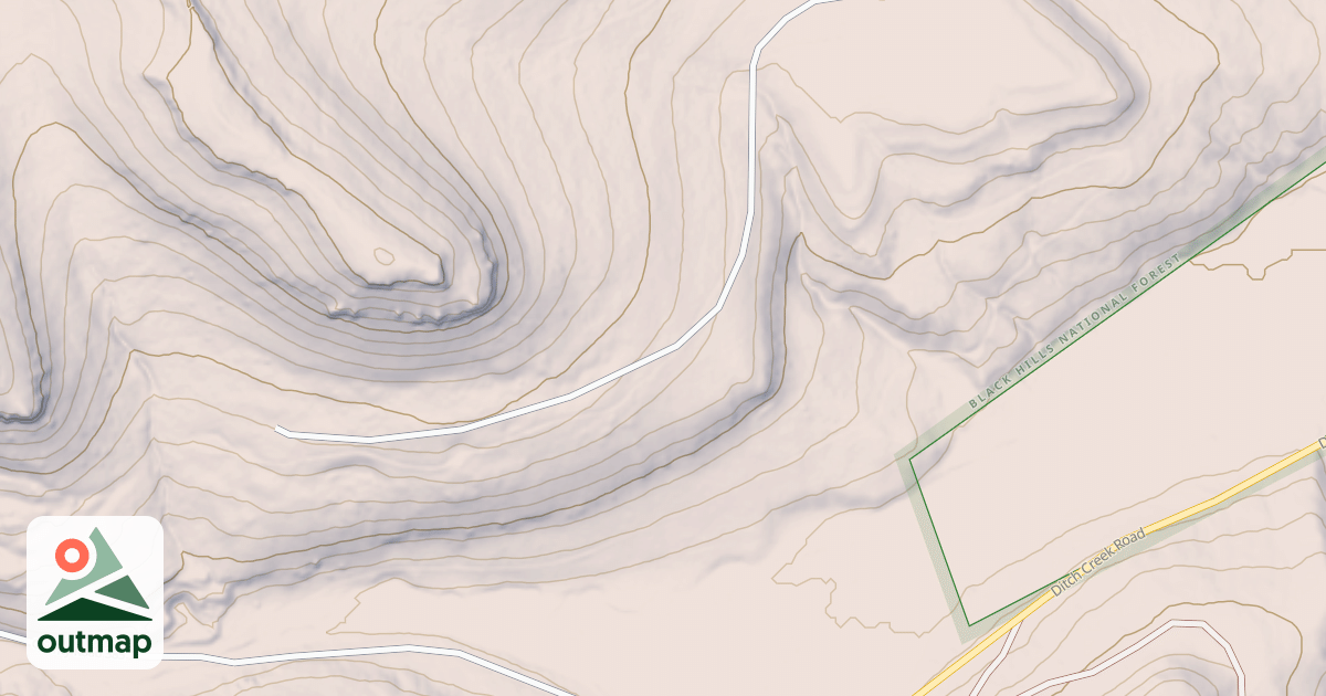 Map of Ditch Creek 29