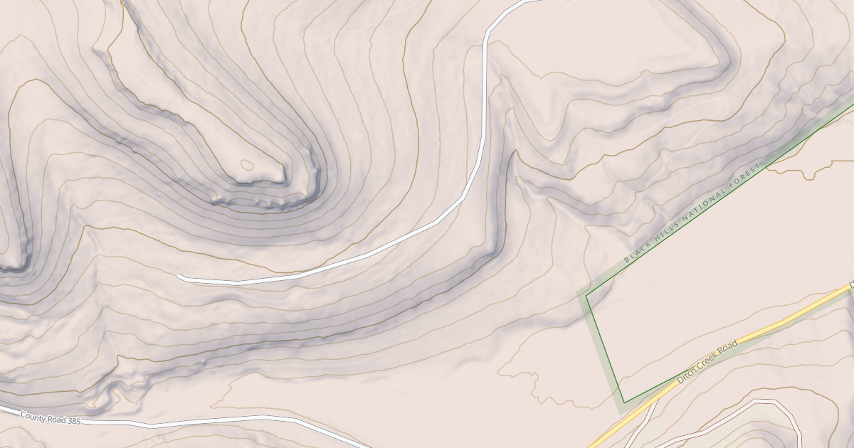 Map preview of Ditch Creek 29