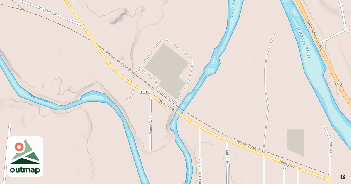 Map of Ahnapee State Trail