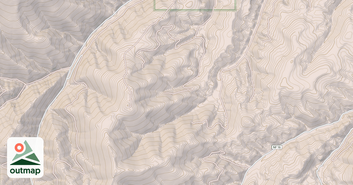 Map of USFS National Forest System Roads {7CA232DD-9A4E-45AE-B8CB-F619949E4C32}
