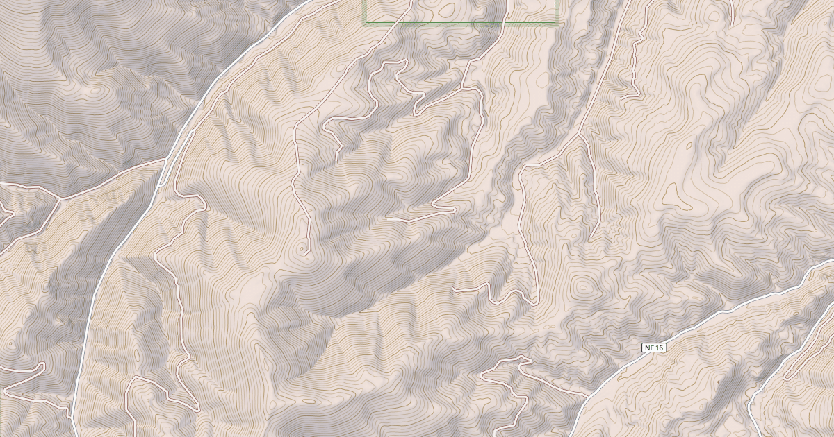 Map preview of USFS National Forest System Roads {7CA232DD-9A4E-45AE-B8CB-F619949E4C32}