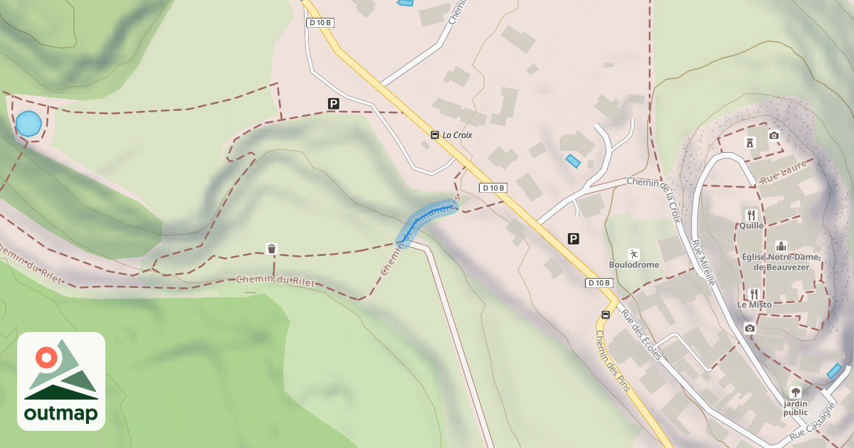 Map of Chemin des Amandiers