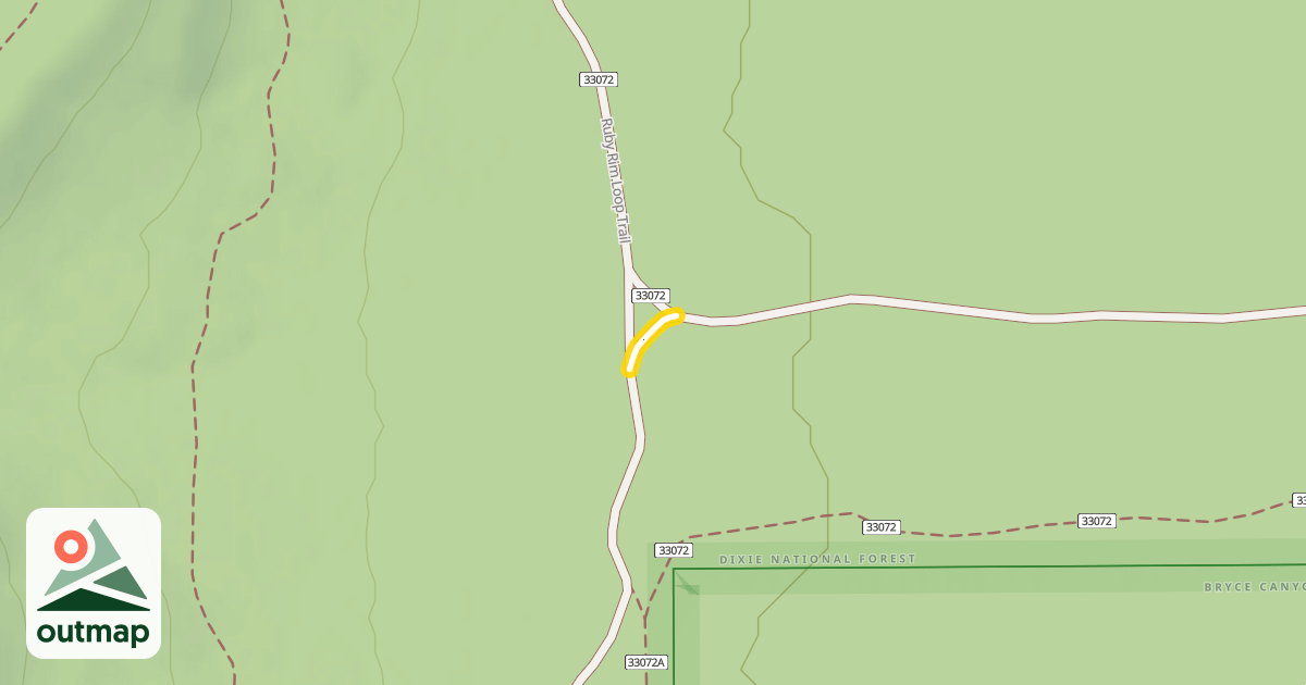 Map of Rim Trail