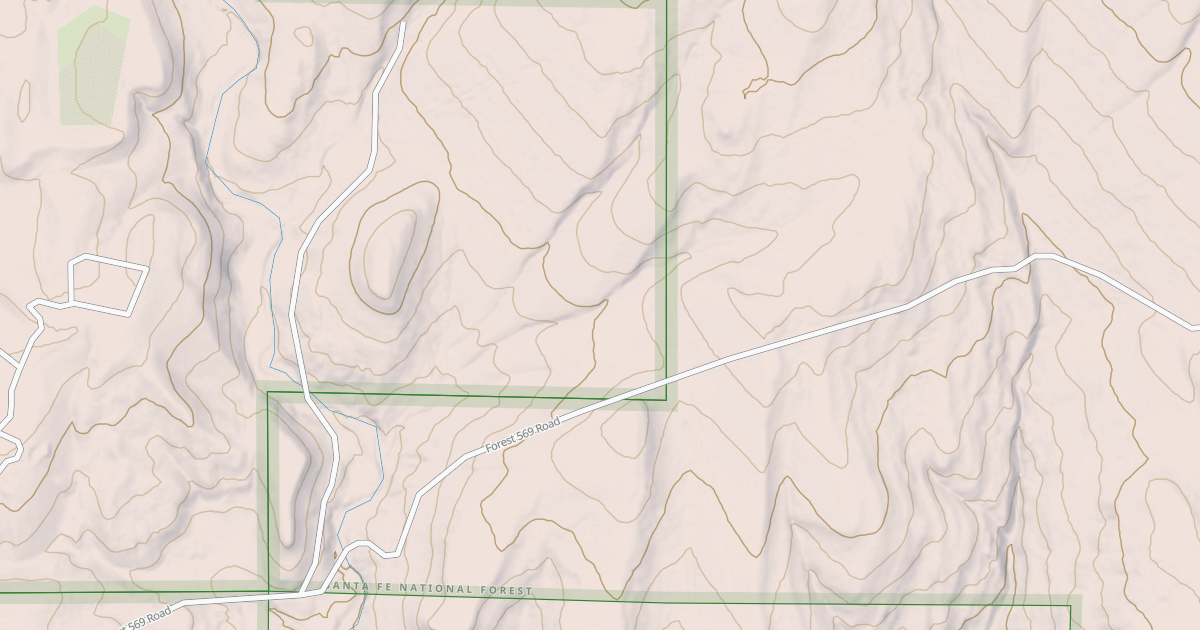 Map preview of USFS Motor Vehicle Use Map Roads {676D557E-1D15-4B2E-93E1-C3F4D109B78D}