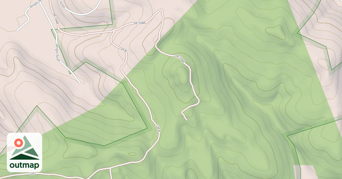 Map of USFS Motor Vehicle Use Map Trails 20075