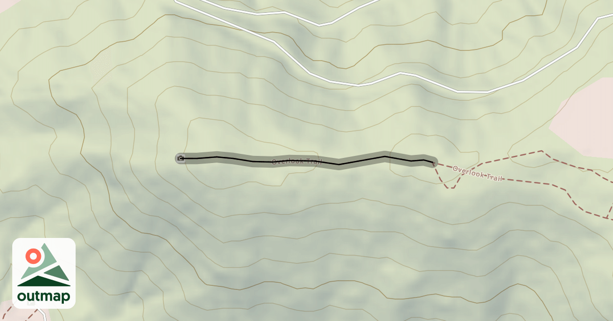 Map of Overlook Trail