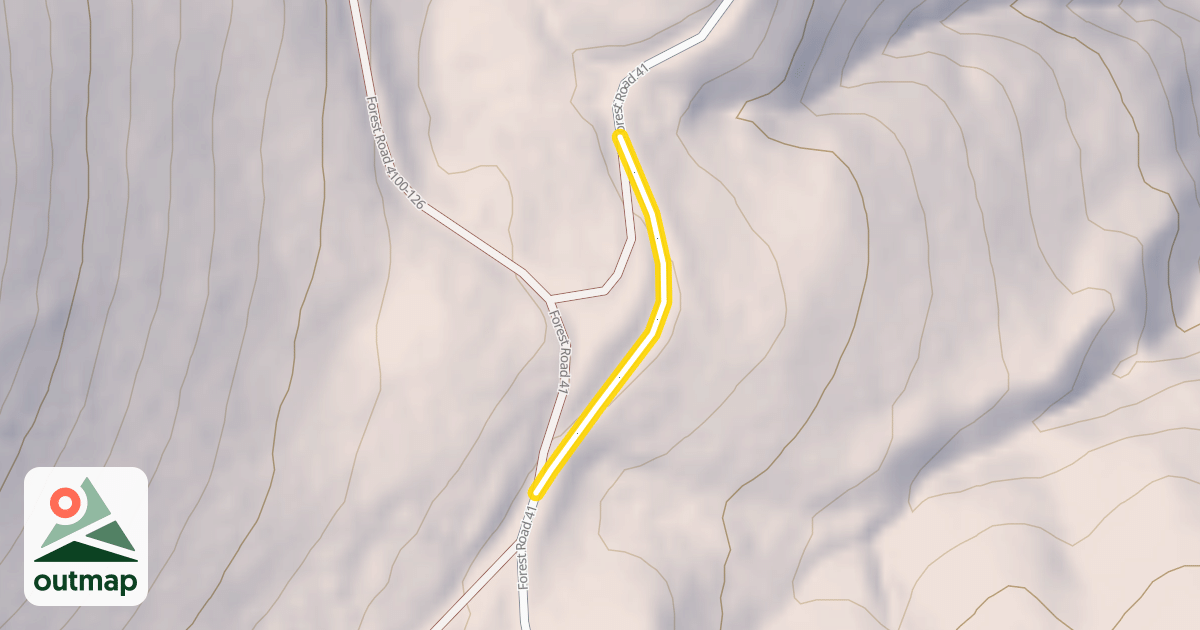 Map of Forest Road 41