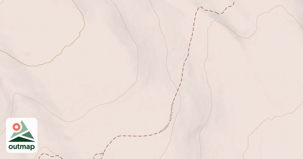 Map of Hidden Valley Loop
