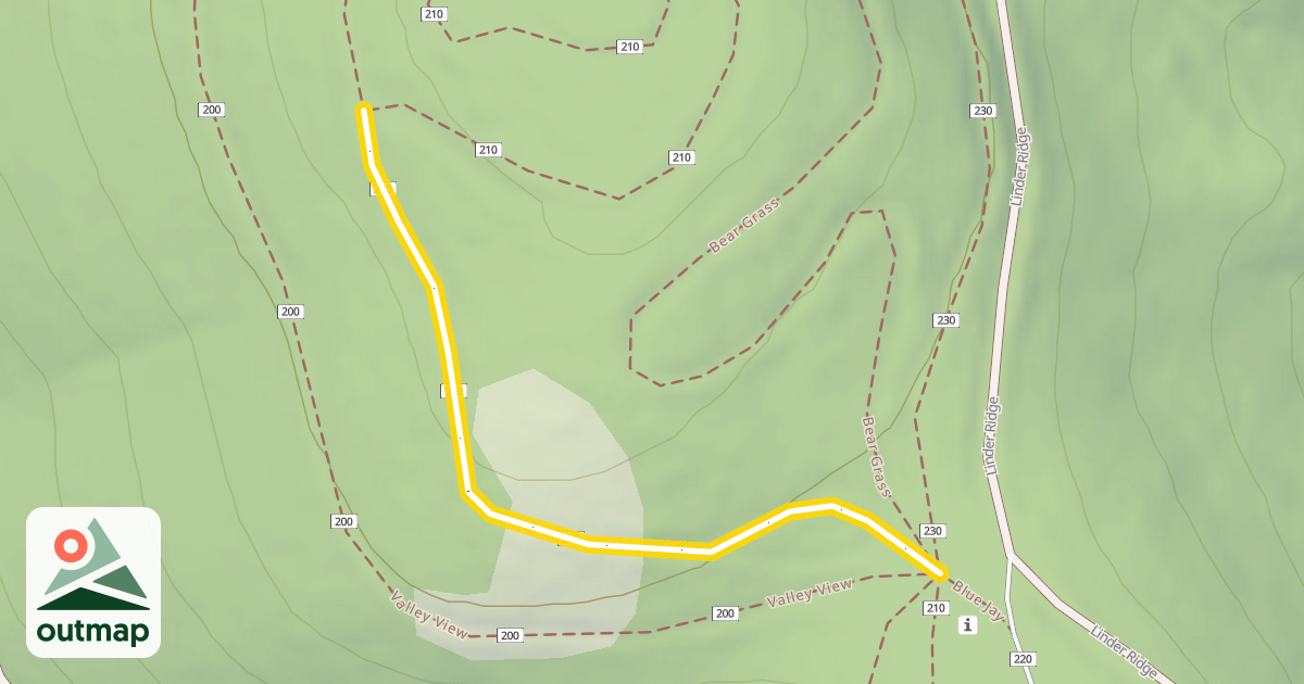 Map of Brian's Hill