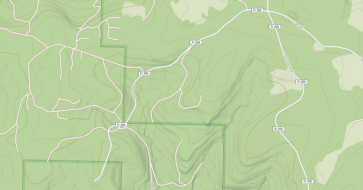 Map preview of ROBS KNOB