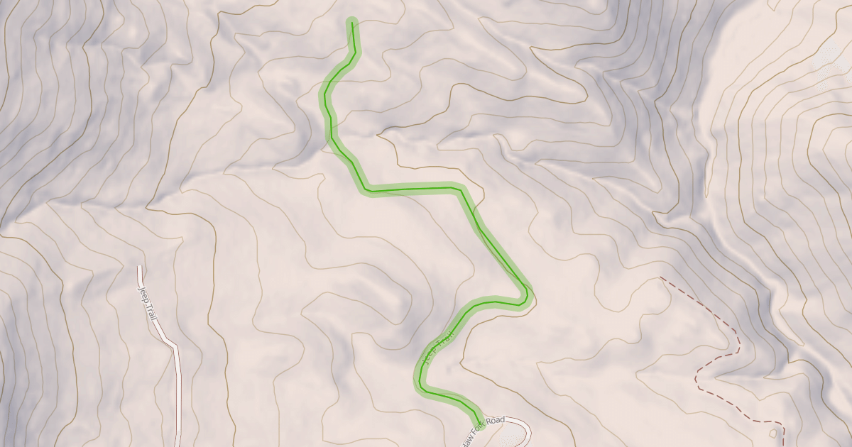 Map preview of Jeep Trail