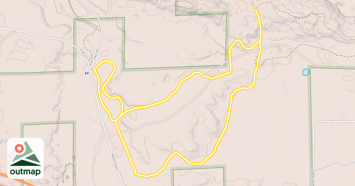 Map of Big Aspen Trail