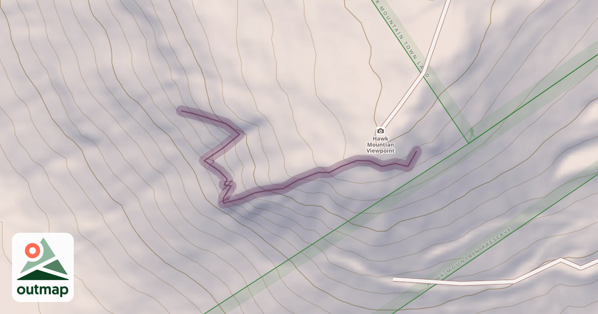 Map of Climbing Crag
