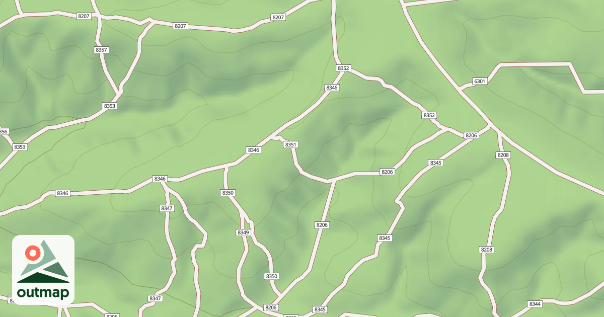 Map of USFS Motor Vehicle Use Map Trails 19963