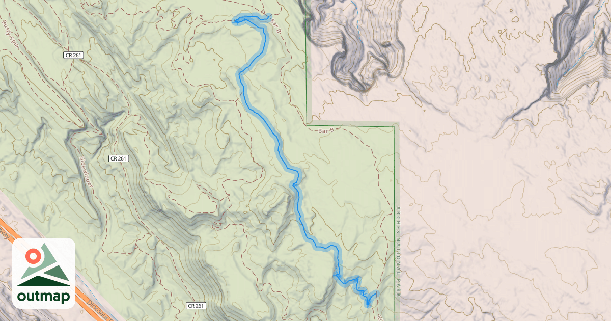 Map of Bar B West