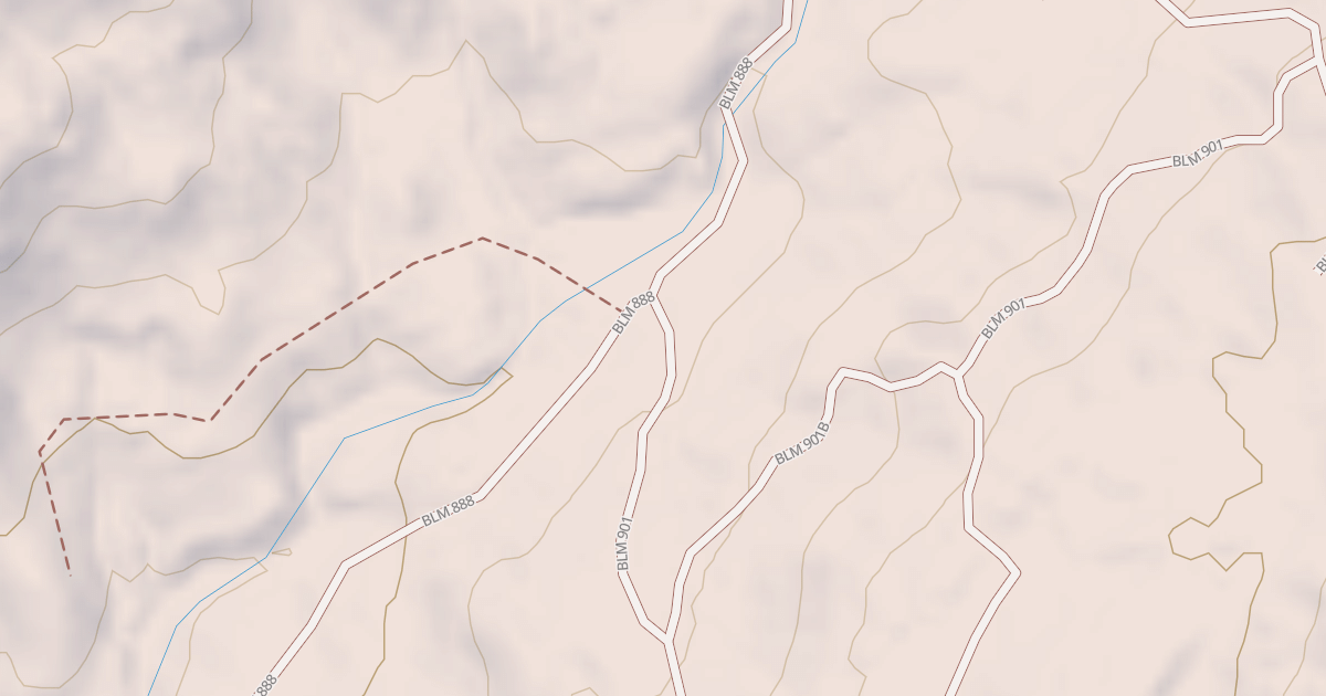 Map preview of BLM National GTLF Public Motorized Roads c180ca5f-fc07-4727-b5d2-81f79faa5c89