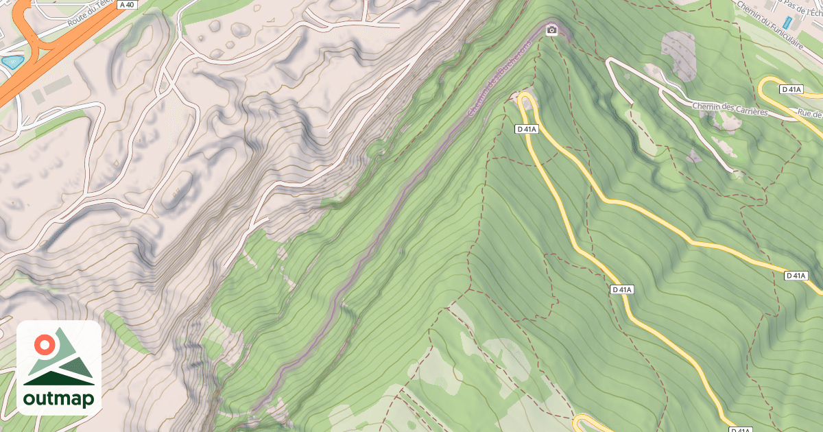 Map of Sente des Bûcherons