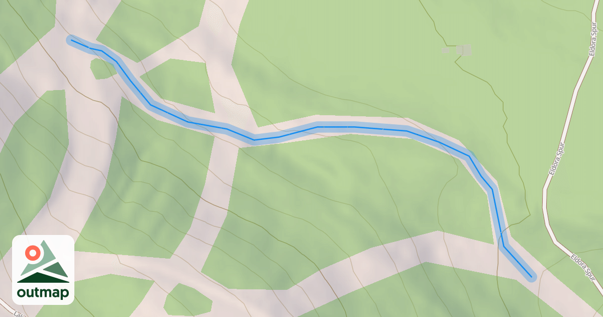 Map of Four O'Clock Trail