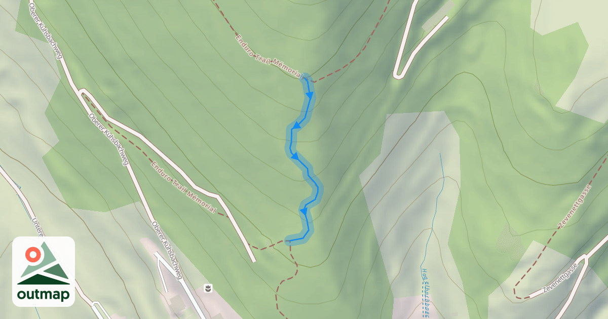 Map of Enduro Trail Mémorial