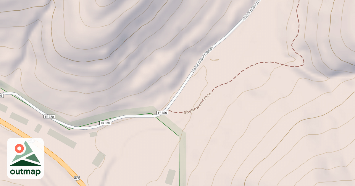 Map of Sheltowee Trace