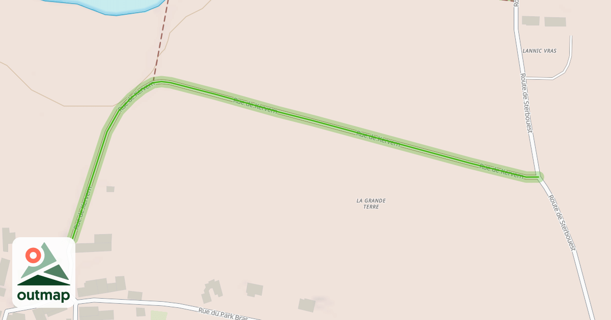 Map of Rue de Kervern