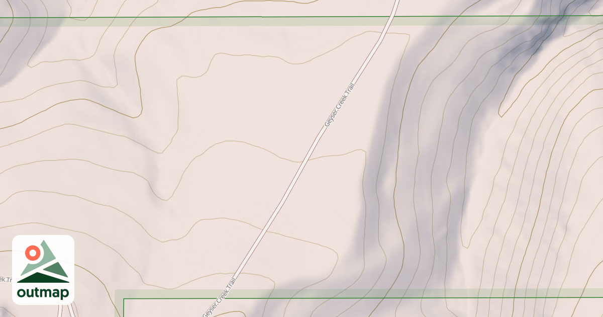 Map of GEYSER CREEK