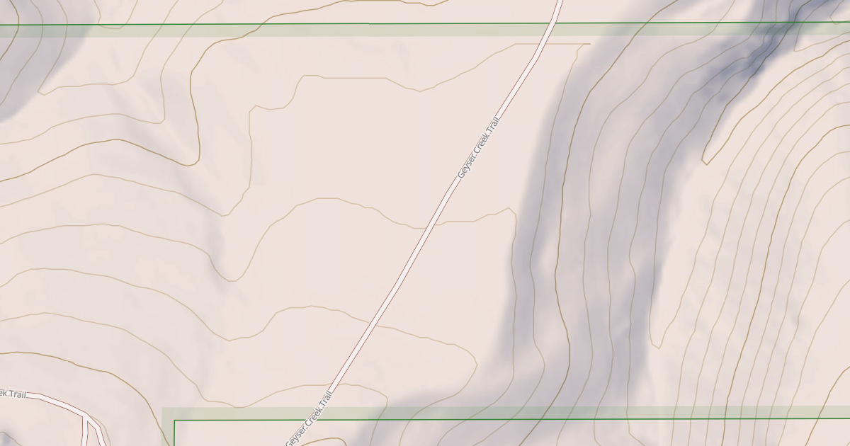 Map preview of GEYSER CREEK