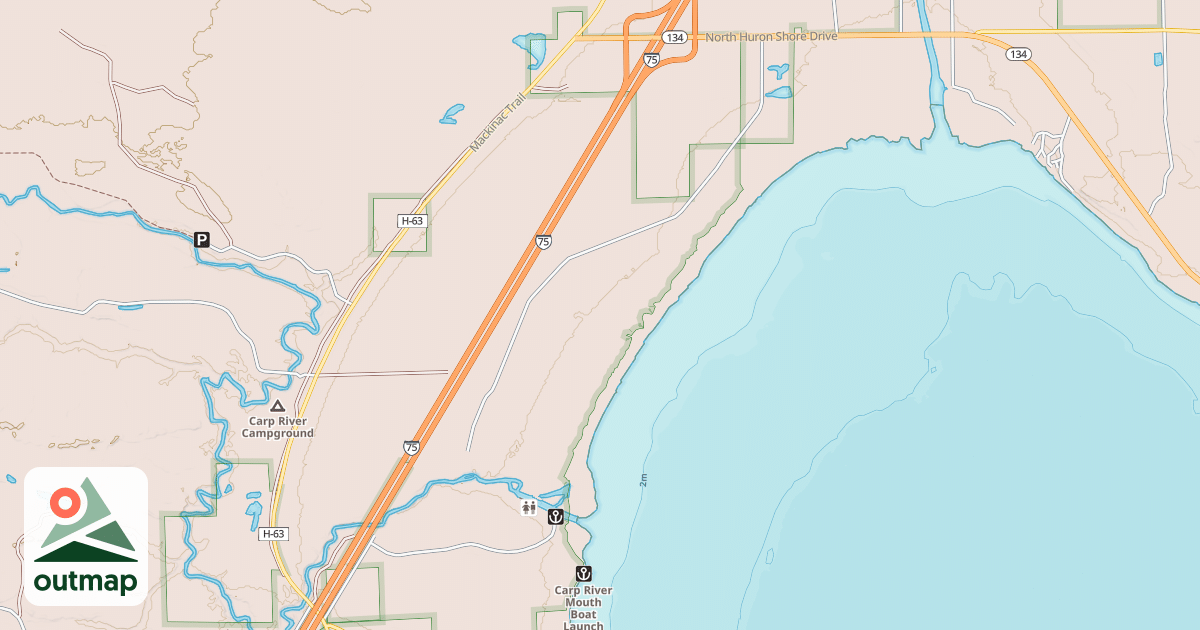 Map of Red Creek-cedarville Snomo