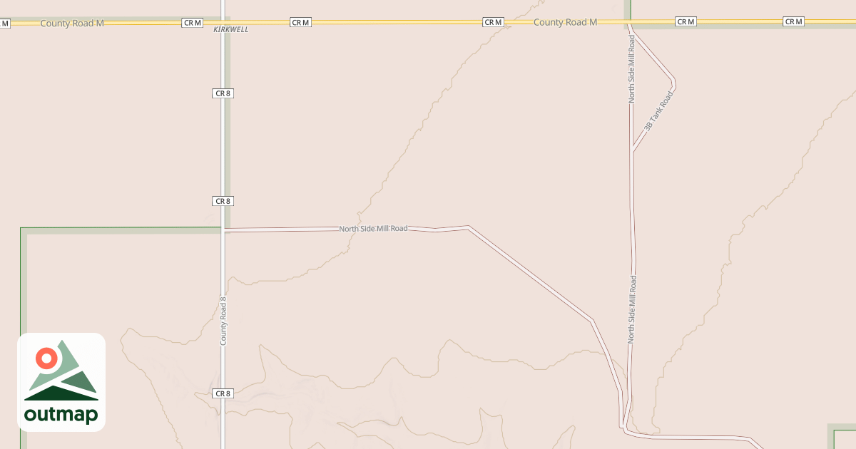 Map of NORTH SIDE MILL