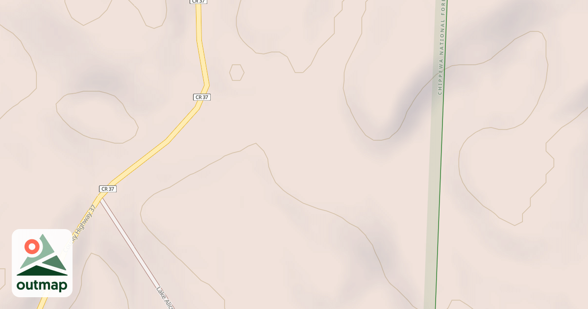 Map of LAKE ALICE ROAD NORTHWEST