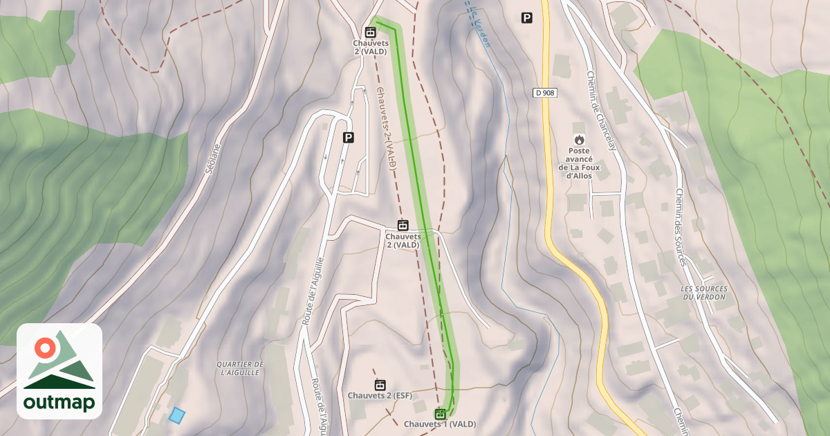 Map of Gentianes