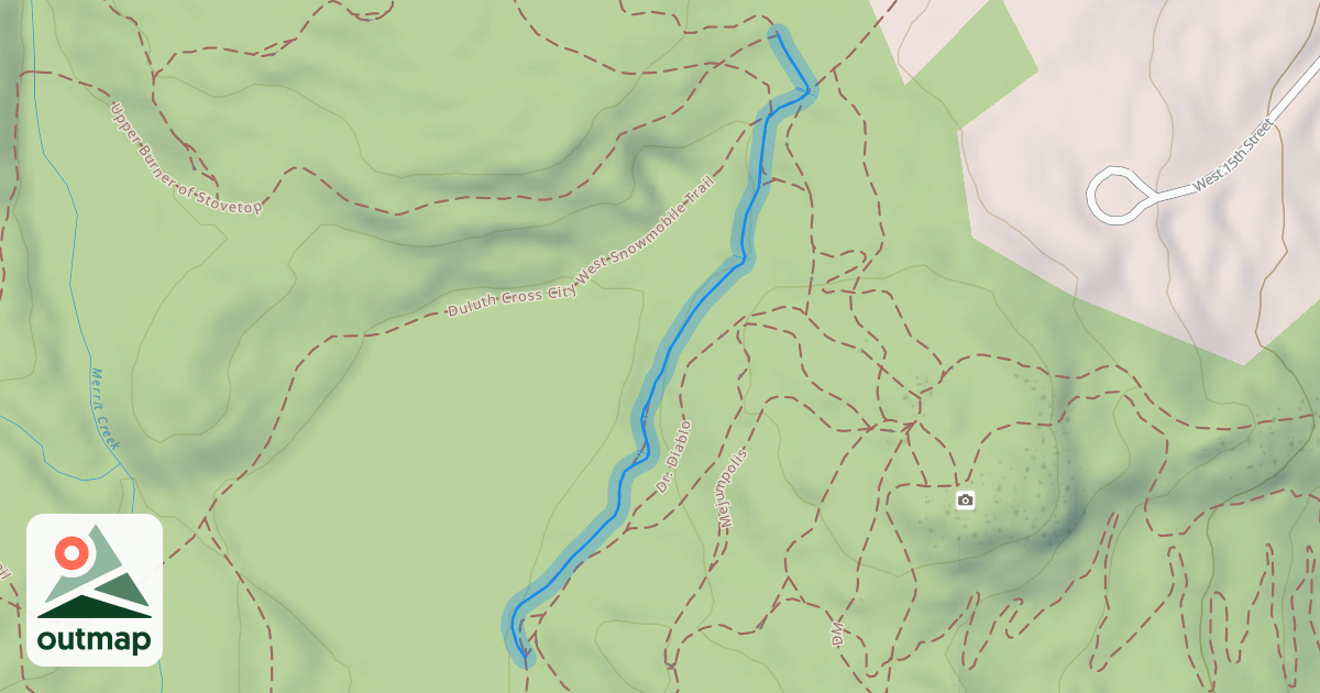 Map of Lower Burner of Stovetop