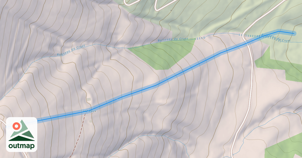 Map of Chamois