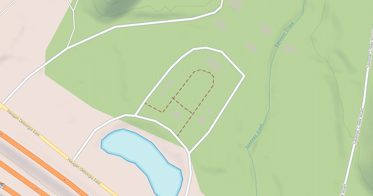 Map preview of SAVENAC NURSERY SECOND LOOP