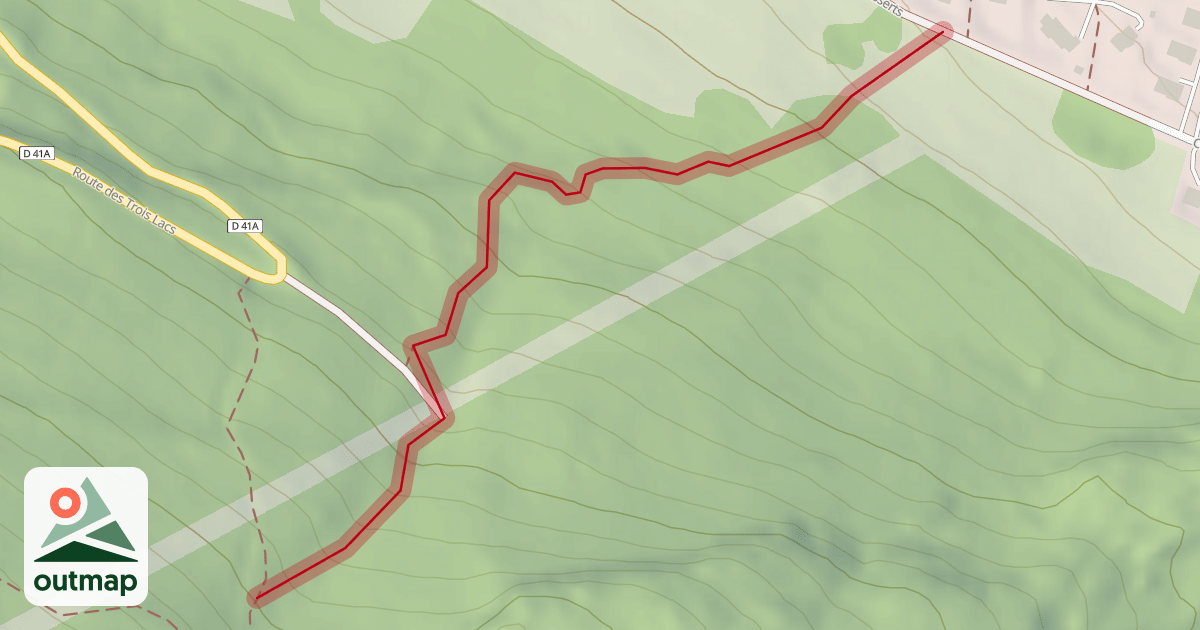Map of Piste Freeride "La Longue-Courte