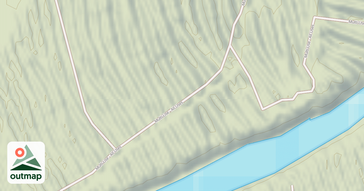 Map of Interlake State Recreation Area Trails