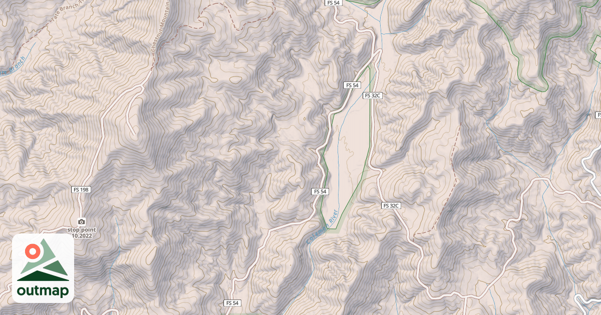 Map of COLEMAN RIVER