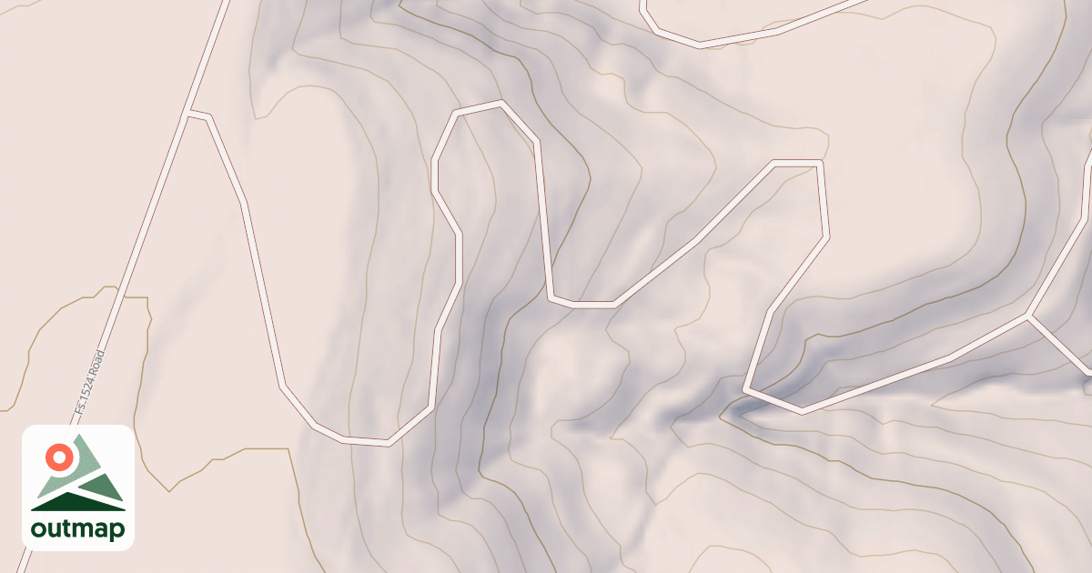 Map of USFS Motor Vehicle Use Map Roads {DA3121D6-1A56-4CD0-A9C6-D346A08C7773}