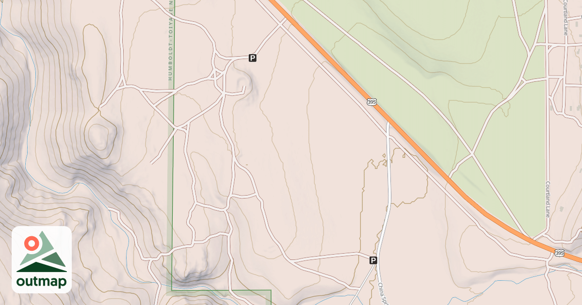 Map of B FLAT ROAD