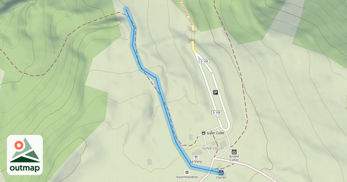 Map of Chamois